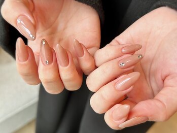 ネイル ドゥ 岡山駅前店(Nail Doux)/うる艶ピンクネイル