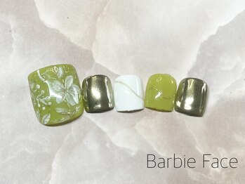 バービーフェイス 恵比寿(Barbie Face)/お花ネイル