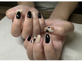 ワンカラー+デザイン