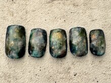 シープラスエー(C+A)/華やか天然石風ネイル