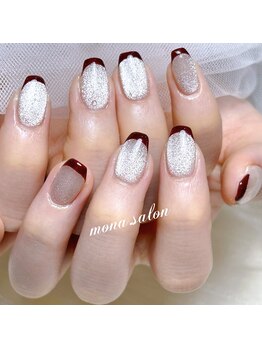 モナサロン(Mona salon)/マグネットベースカラーフレンチ