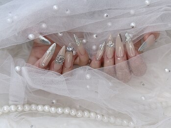 長さだし◇ブランドロゴネイル