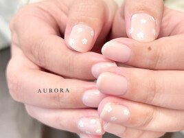 春　お花　シンプルアート