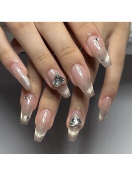 リミズネイルビューティー 名駅店(RimisNailxbeauty)/ワンホンフレンチマグネット