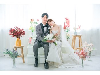 ブライダル診断サロン All LOVE【ウェディング/パーソナルカラー/顔タイプ/骨格】の写真/ドレス試着前に顔タイプ診断！似合う軸が分かればドレス迷子にならず、運命の一着を効率よく選べます★