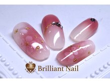 ブリリアント/ふんわり桜ネイル