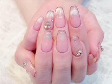 デコール 心斎橋(DECOR)/マグネットラメ囲みネイル