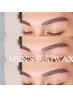 【メンズ】清潔感☆美眉毛アイブロウWAX脱毛＋間引き(毛量調整)
