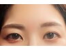 上まつ毛パーマ＋眉パーマ＋眉スタリング＋眉額WAX（間引き付）￥11500