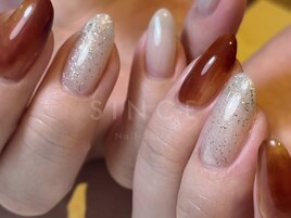 べっ甲ネイル・パラジェル(冨高)