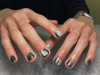 オムネイル 渋谷(HOMME NAIL)/マグネットネイル ¥6.600