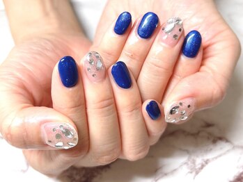 パーツ/定額/ネイビー