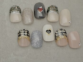 アンドヴァ ピヴォクロス店(Andova)/【24SF7】2024冬ネイルvol.2