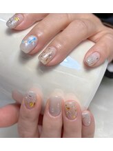 ケーケー(K.K)/シアー×金箔デザイン