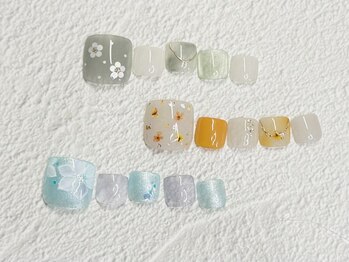 インテグラル 水戸店(integral)/〈foot〉4月キャンペーンネイル