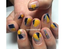 サニーサイドアップ ネイル(Sunny SideUp nail)/マットコート幾何学模様▲
