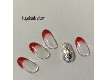 アイラッシュグラム(Eyelash glam)/大人クリスマスネイル