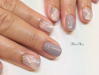 メールメール 和光市本店(MereMer)/ニュアンス 天然石ネイル