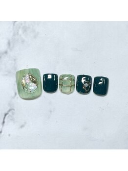 定額フットネイル ¥8880