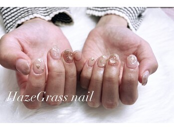 ハズグラスネイル(Haze Grass nail)/ニュアンスネイル