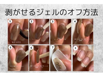 ピールオフベースジェルについて