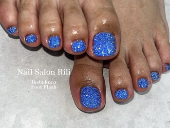 リリ(Rili)/Foot フラッシュネイル