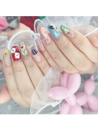 キャラクターネイル