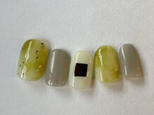 アイネイルズ 梅田店(I nails)/もやもやニュアンスホイル