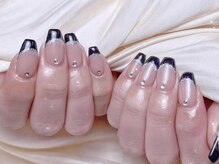 クイーンズネイルサロン(Queen's nail salon)/フレンチキラキラ