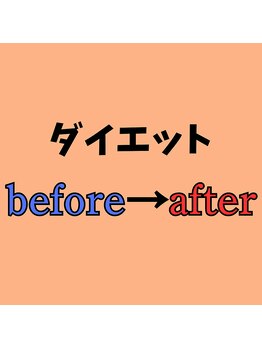 広島ミライエ整体院(広島MIRAIE整体院)/ダイエットの方の変化です