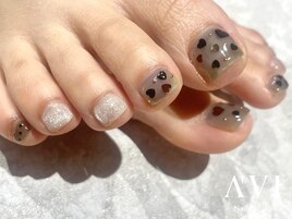 トレンド定額フットネイル