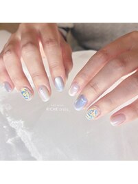 うるうる氷ネイル