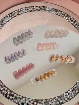 アンジェ ガーデン ビューティー(Ange Garden Beauty)の写真/シンプルだけど気分が上がる！ついつい指先を見てしまう♪魅力を引き立てるあなたらしいデザインをご提案☆