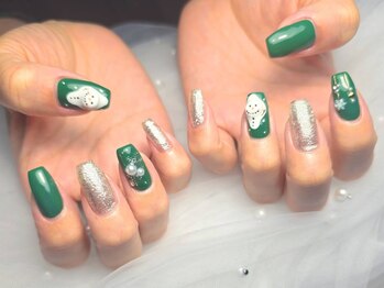 ネイルバイピヌ(nail by pinu)/クリスマスデザイン