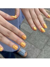 シービューティー(C BEAUTY)/ミラーネイル/オレンジネイル