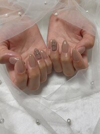 Chrome Hearts nail