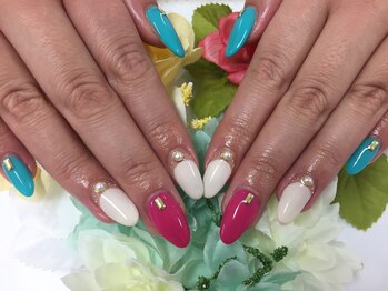 ダブルネイル(Double Nail)/カラフルネイル☆