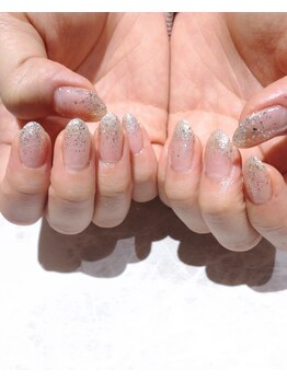 ソファ ネイルアイ 仙台(Sofa)/ラメグラデーション/パラジェル