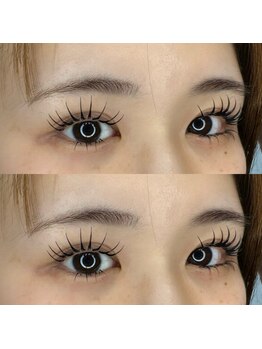 レナータ新宿(Renata)の写真/最新技術！マツエク×まつ毛パーマ【アンドヘルシー】仕上がり&モチの良さともに抜群！アイライン効果も◎