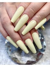 リーシアネイル(Re cia Nail)/ロングイエロー