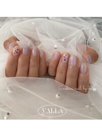 韓国発VALLANAILフラワーネイル