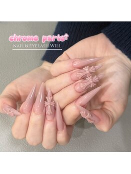 ウィル(WILL)の写真/爪の形にお悩みの方やお好みの長さに揃えたい方必見!亀裂や折れてしまった爪の補強や長さ出しもOK◎