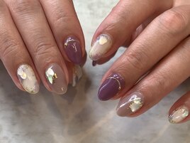 大人上品春ネイル