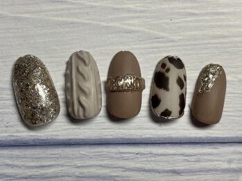ネイル ナテュール 平塚店(Nail Nature)/櫻井作☆ニットネイル