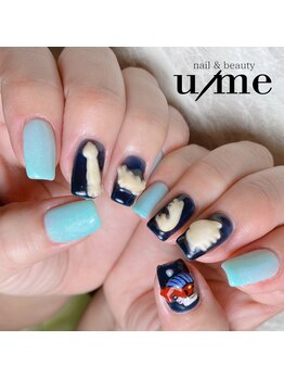 ユーミー(u/me)/お菓子の３Dネイル♪