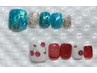 初回オフ無料☆フット定額デザインネイル¥9,900→￥9,000