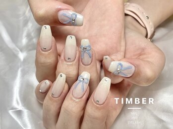 ティンバーネイルアンドアイラッシュ(Timber)の写真/初回オフ無料♪韓国・ワンホンネイル/トレンドネイルもデザイン豊富◎最新の韓国パーツも取り揃えあり☆