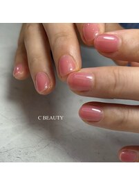 ワンカラー/クリアピンク/透明感