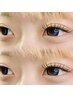 【朝メイクの時短】ナチュラル派に人気!フラットラッシュマツエク100本¥5000