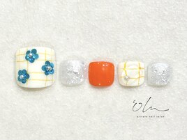 7月フットネイル定額【Nuance】
